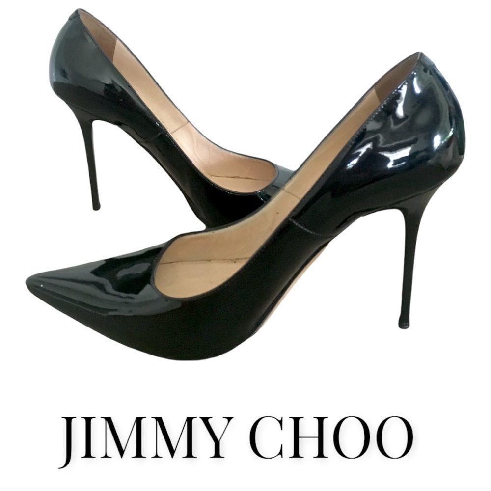Jimmy Choo Black Patent Pumps